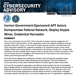 Iranian Government-Sponsored APT Actors Compromise Federal Network
